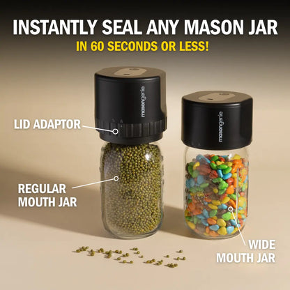 Mason Genie® Vacuum Sealer Kit + FREE Liquid Chalk Pens