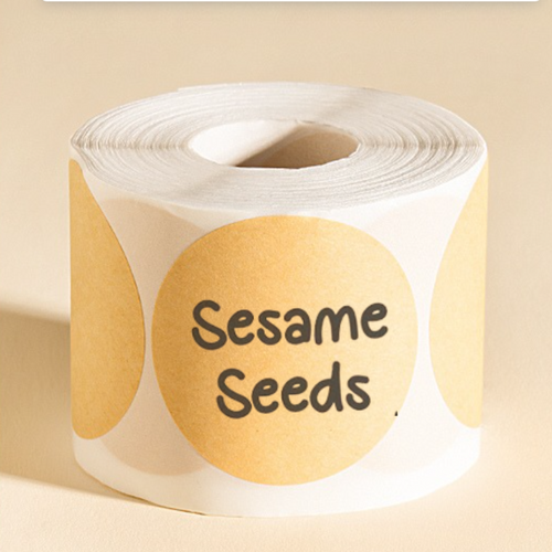 Kraft Labels (500 stickers)